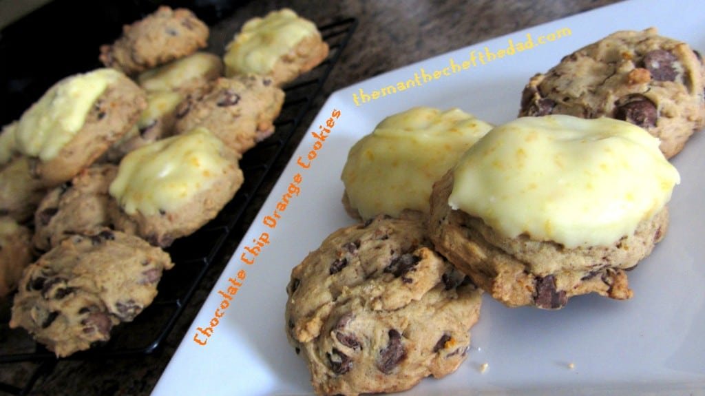 orange choc chip cookies