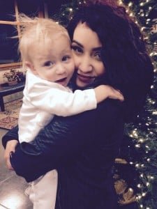 Lucas and his Godmother, Jennie