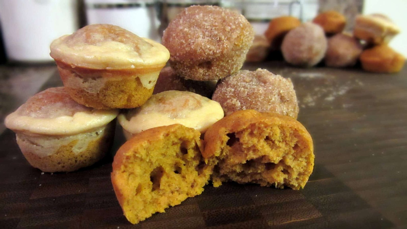 Pumpkin Spiced Mini Doughnut Muffin Hole Thingies