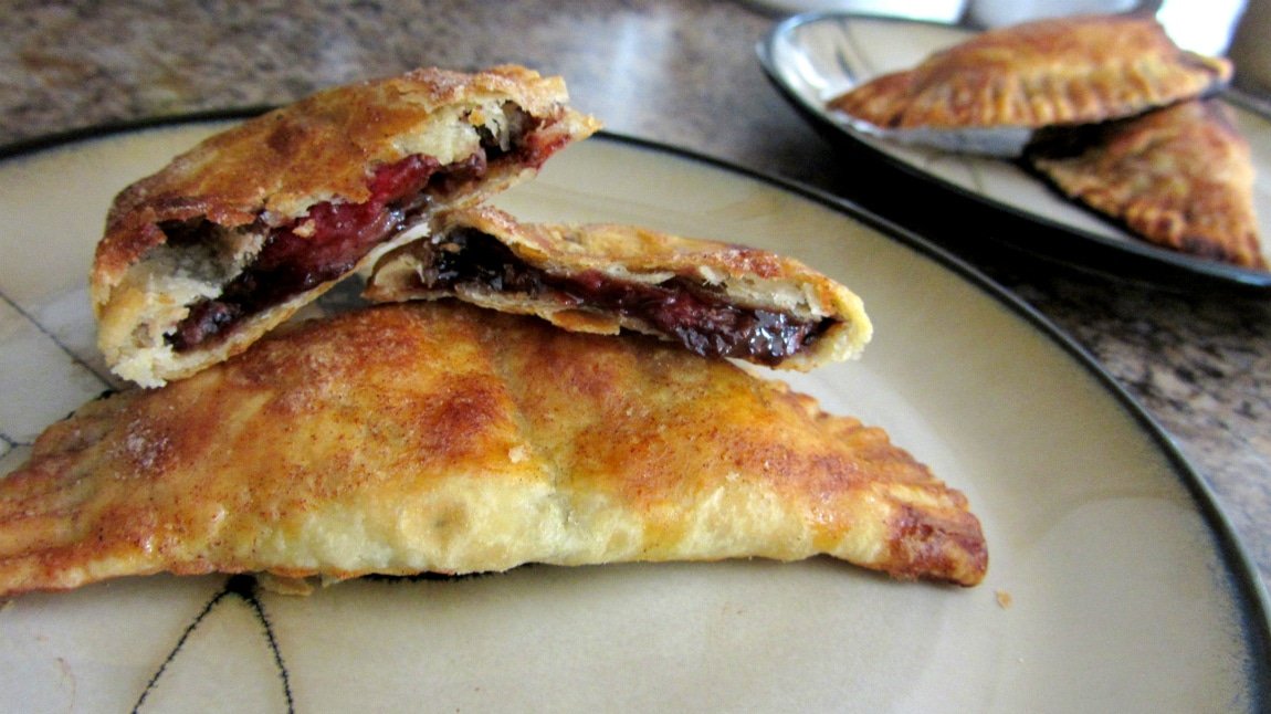 Strawberry, Nutella & Balsamic Reduction Empanadas
