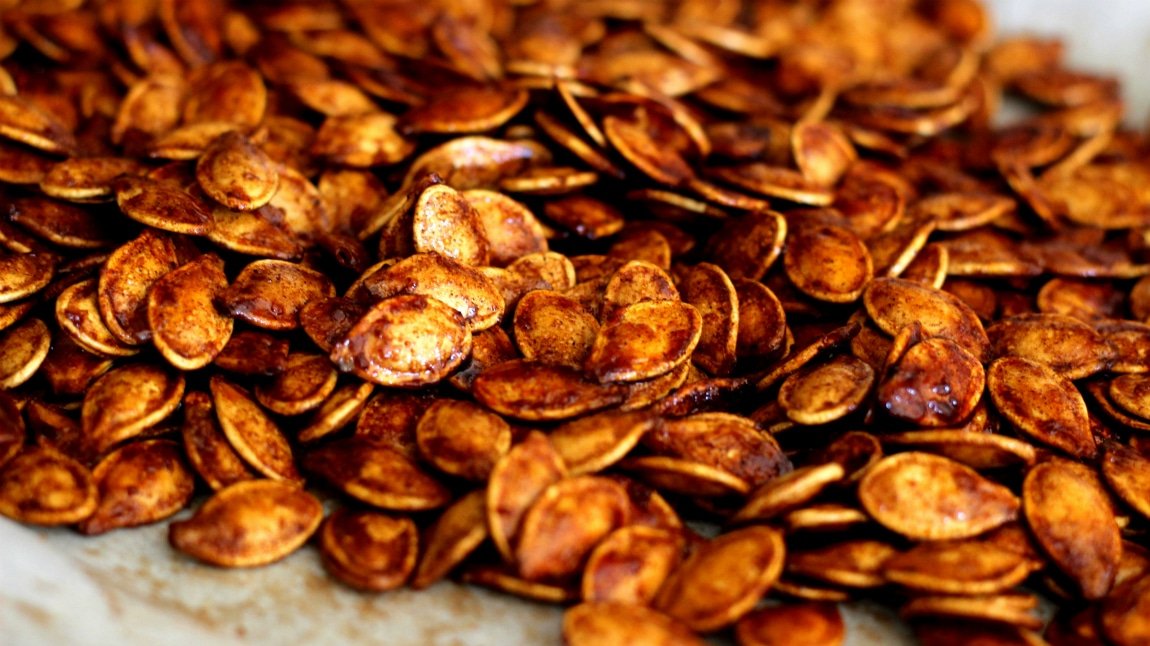 Pumpkin Spiced Pumpkin Seeds