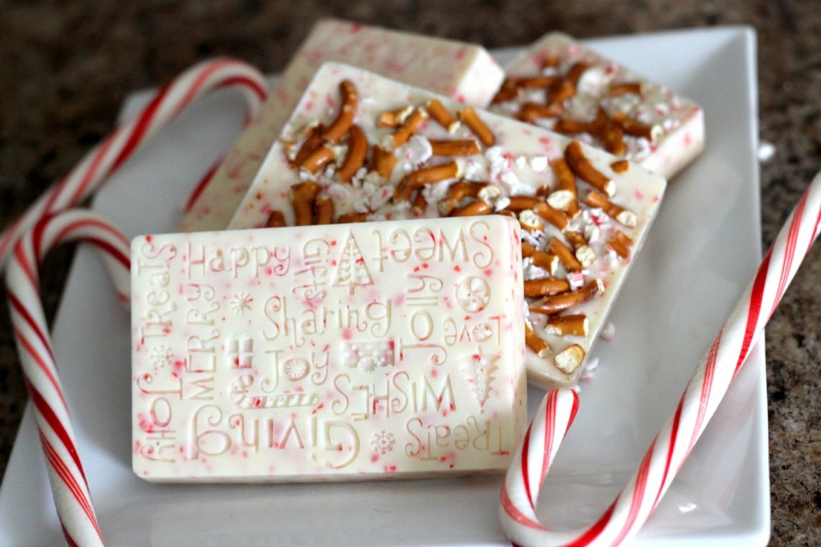 Candy Cane and Pretzel Holiday Bark