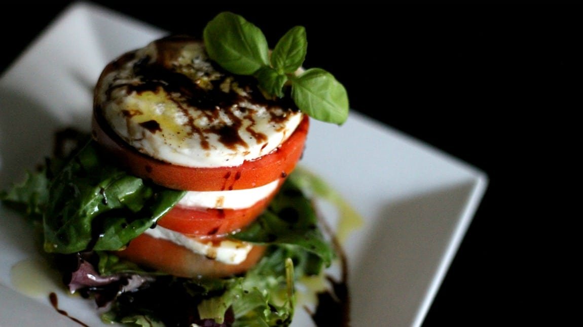 Balsamic Reduction (on a Caprese Salad)