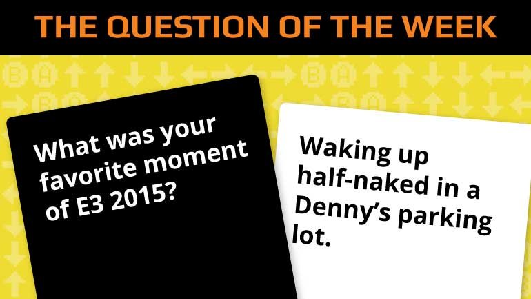 What was your favorite moment of E3 2015 - Future monkeys podcast - Question of the week